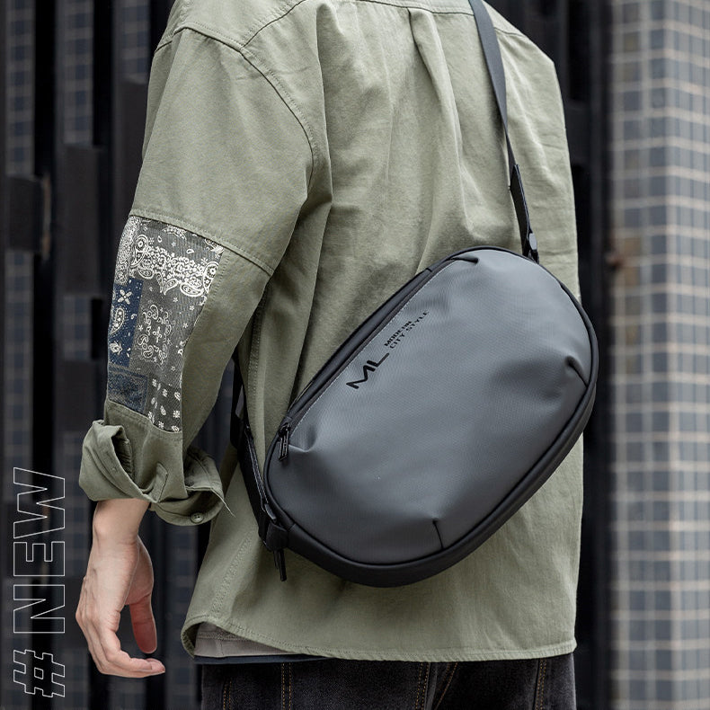 UrbanRig – Trendy Leather Chest Sling For Commuting, Travel & Daily Style