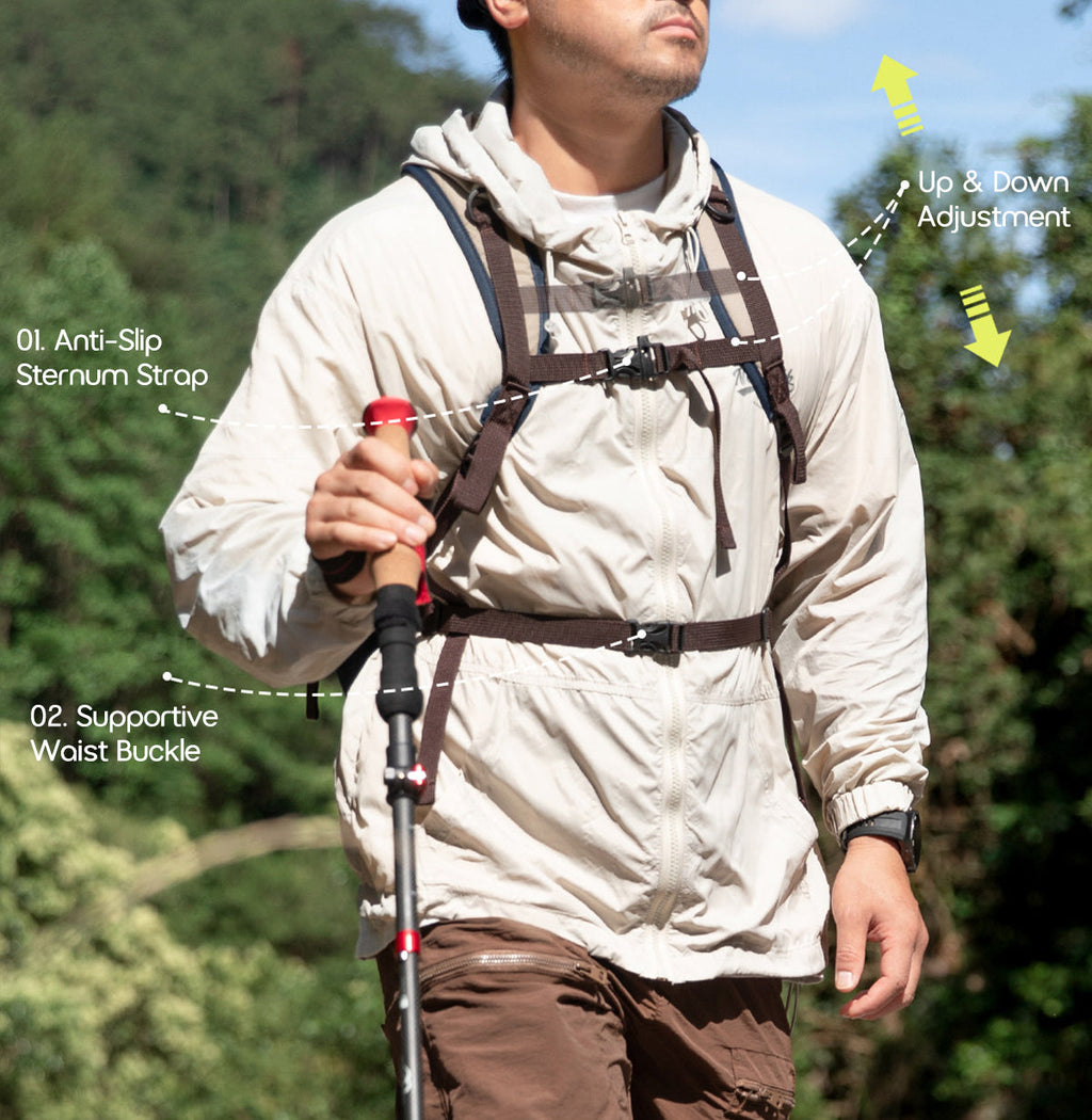 TrailMax – Lightweight Large-Capacity Backpack For Hiking, Cycling & Adventure