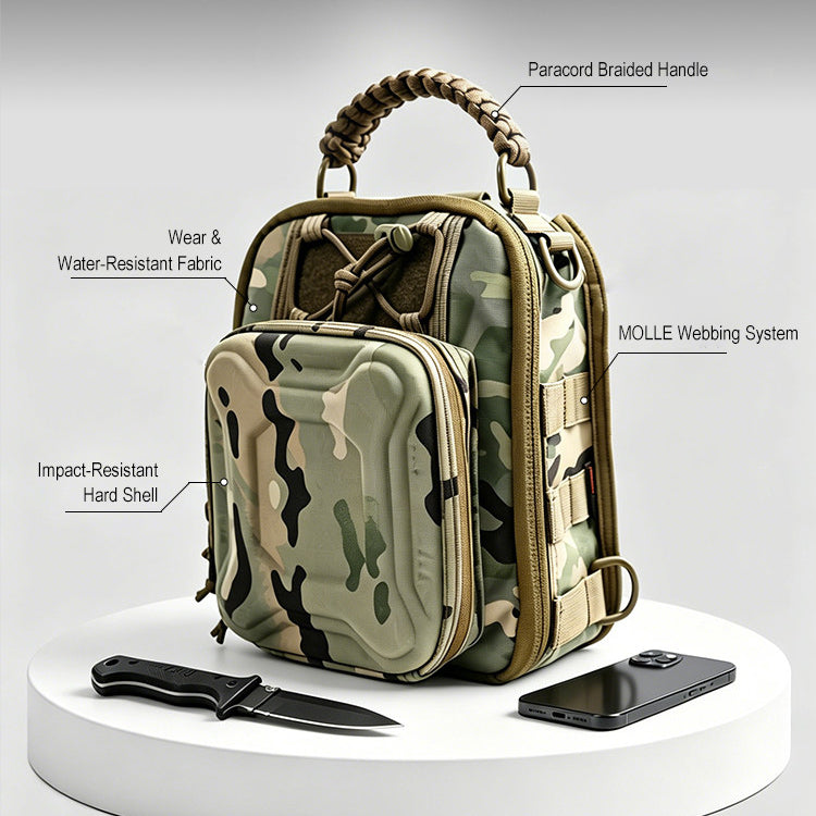 Apex - Hard Shell Tactical Chest Sling For Hiking, Travel & EDC
