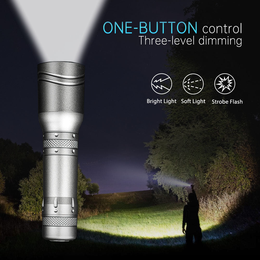 The Lightpalm - Portable Magnetic Charging Strong LED Flashlight