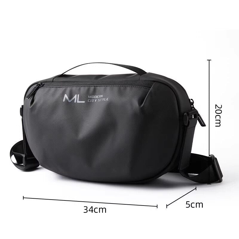 UrbanRig – Trendy Leather Chest Sling For Commuting, Travel & Daily Style