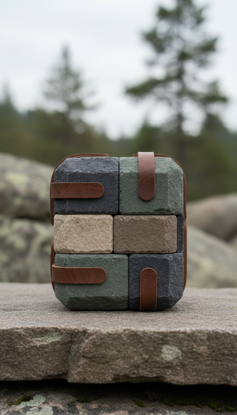 Stone Modular Camera Cube With Padded Dividers